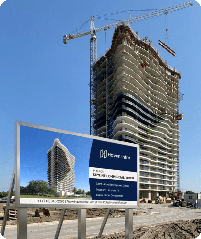 Haven Infra large scale project visual by Mohammed Sufiyan