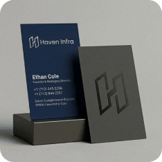 Haven Infra logo design and corporate identity by Mohammed Sufiyan