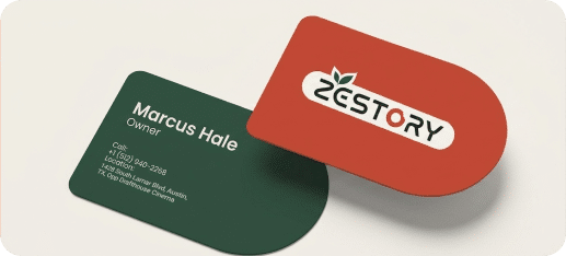 Zestory modern food packaging design by Mohammed Sufiyan