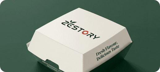 Zestory fast casual dining brand assets by Mohammed Sufiyan