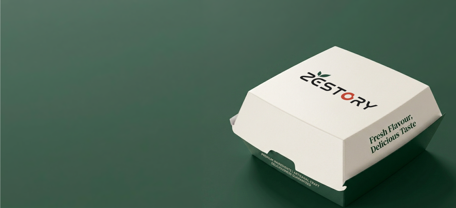 Zestory Food Delivery Parcel Design by Mohammed Sufiyan